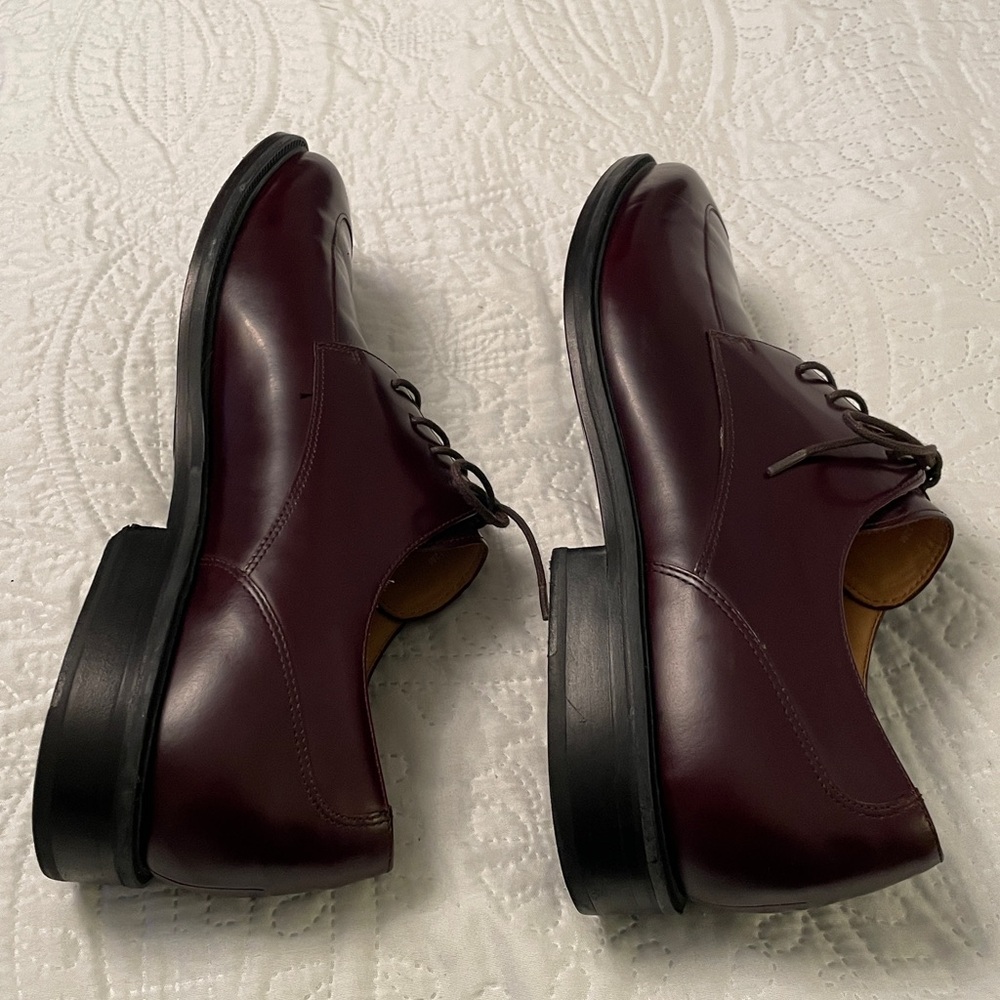 ROCKPORT Men’s Brown Leather Dress Shoes Size 12 Lace Up Tie Shoes Like New - Picture 12 of 14